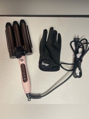 L’ange Hair Le Tridente Titanium Triple Barrel Waving Iron, BeachWaver Curler
